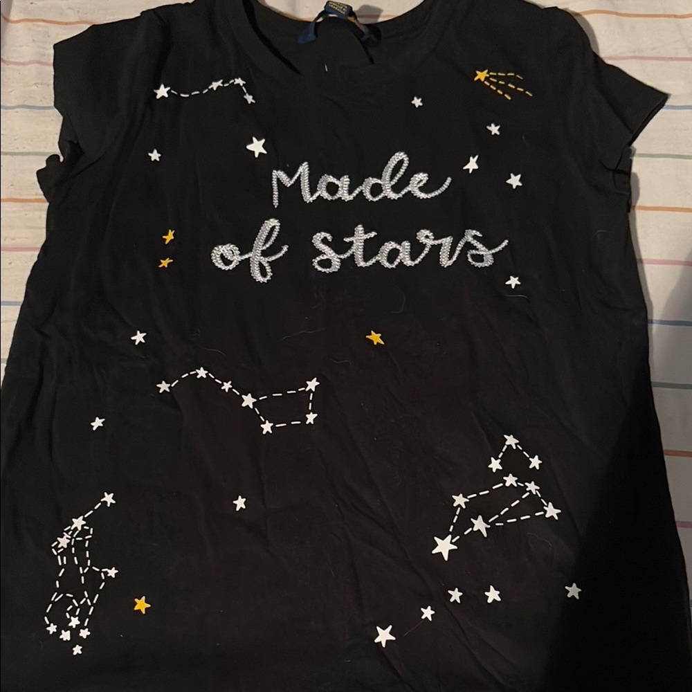 Black 'Made of Stars' Graphic Tee